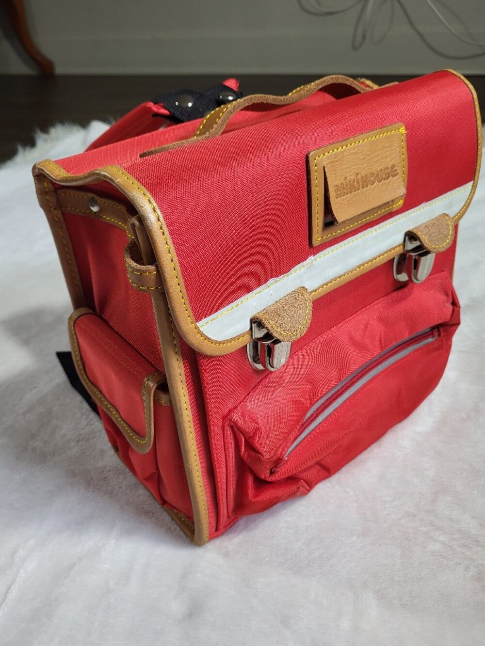 Vintage Mikihouse Randoseru Kid's Unisex School Backpack Size 4A - Picture 1 of 13